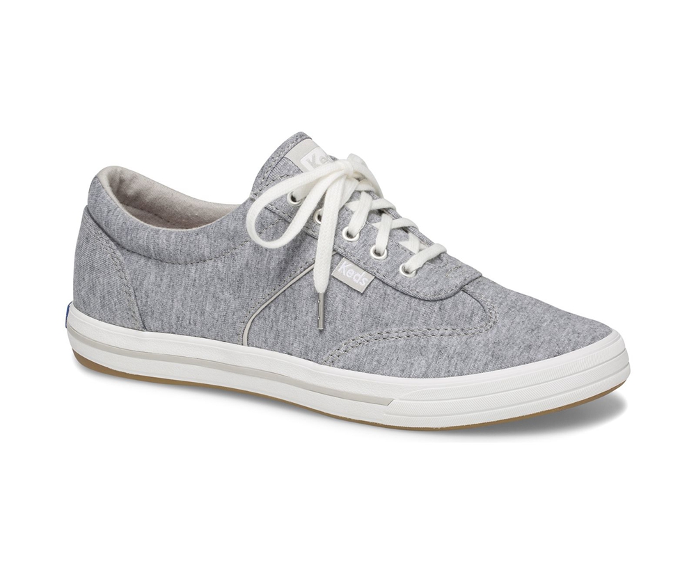 Keds Womens Sneakers Grey - Courty Jersey - 713GWQODL